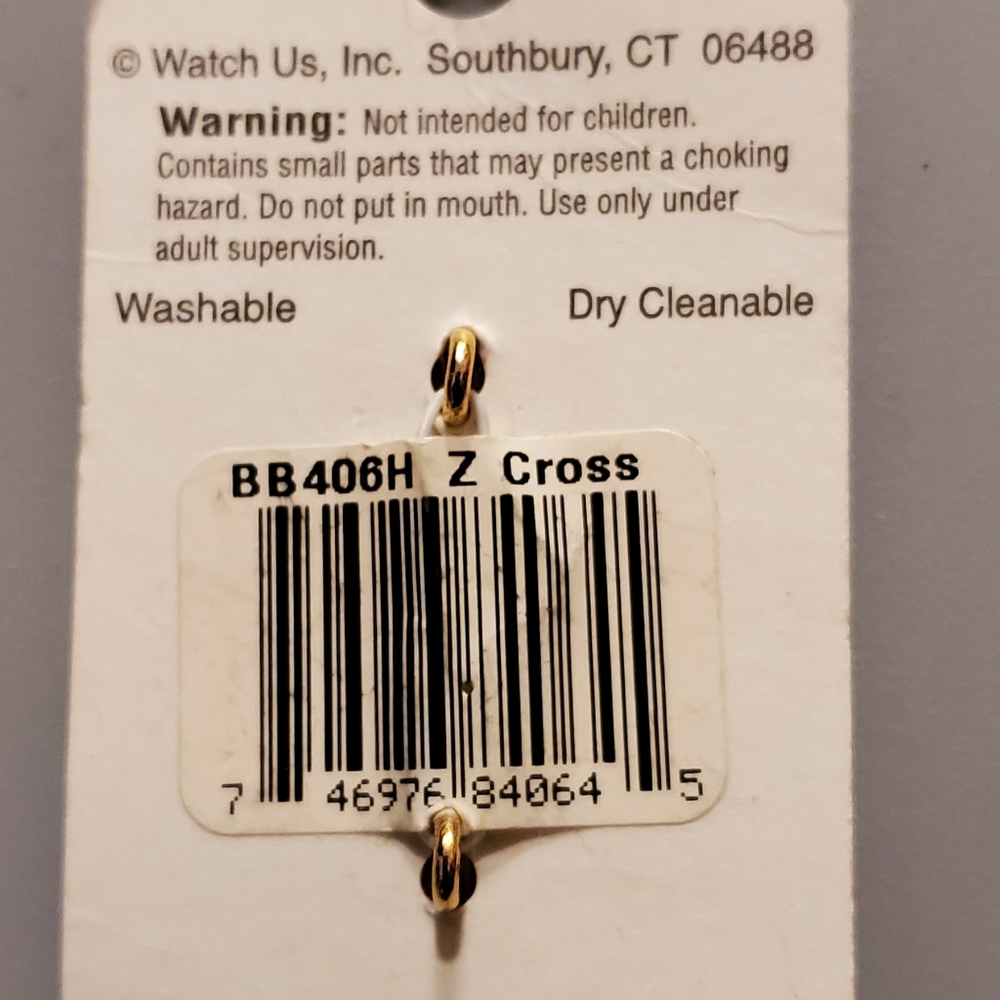 (3sets) NWT Gold Cross Watch Us Buttons - Picture 4 of 4